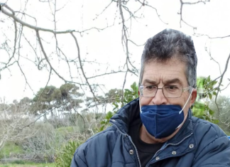 Ένας πανέμορφος αετός με σπασμένο φτερό