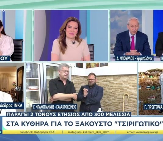 Η Μελισσοκομία Αθάμαρι στην εκπομπή «Καλημέρα» του ΣΚΑΪ